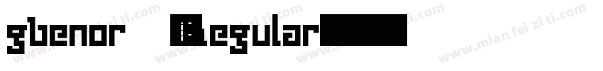 gbenor (Regular)字体转换
